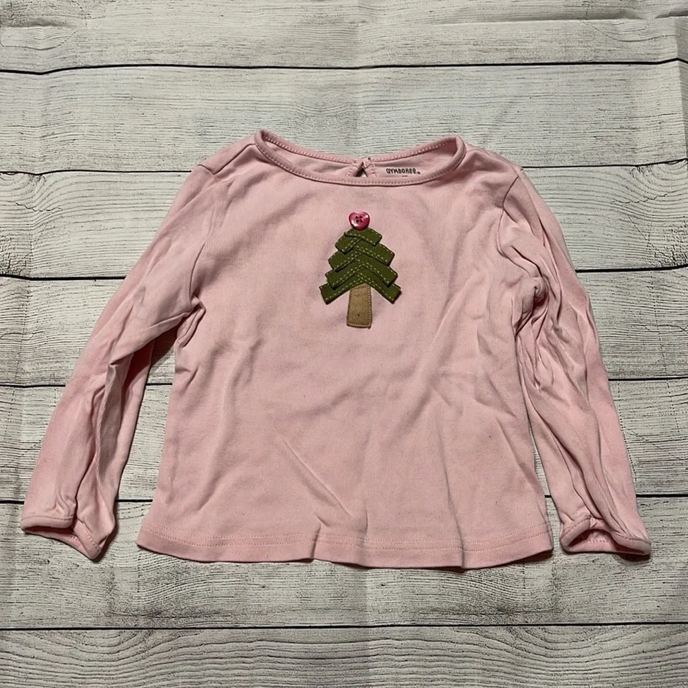 Gymboree Christmas Tree Long Sleeve Shirt size 2T